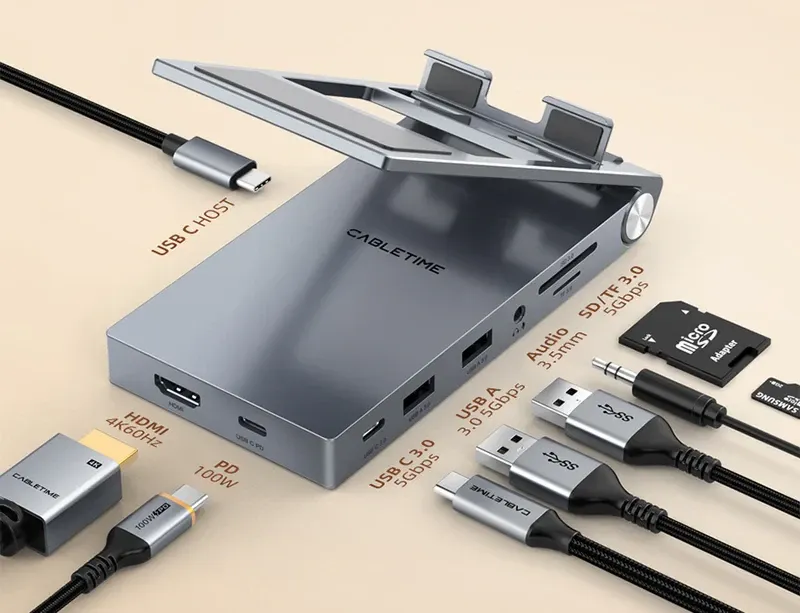 Lý do nên tối ưu không gian làm việc với USB-C Hub