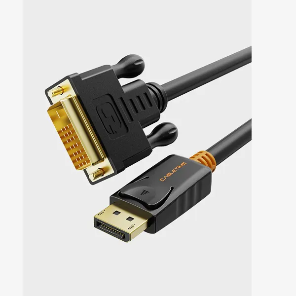 Cáp DisplayPort sang DVI D 1080P cho máy chiếu PC HDTV