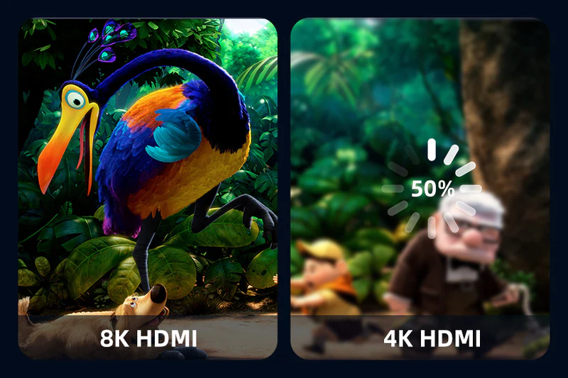 Cáp HDMI 8K tốc độ cao 48Gbps dài 3m CH12N