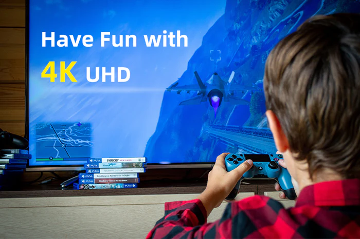 Dây cáp HDMI 4K 2.0 siêu mỏng cho máy chiếu, TiVi, PS4 dài 1M CH21K