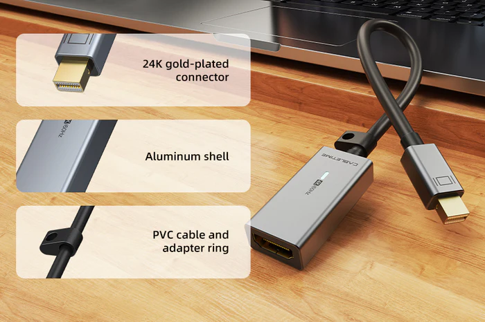 Bộ chuyển đổi Mini DP DisplayPort sang HDMI 4K CP26A