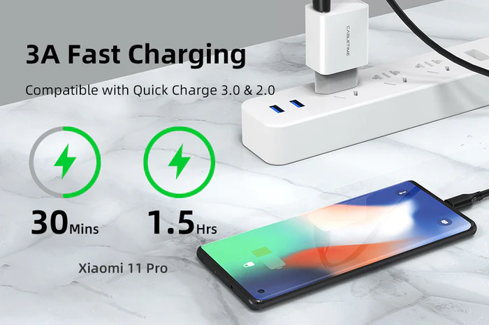 Cáp sạc nhanh USB C sang USB A 3.0 5Gbps dài 0.5m CA42E