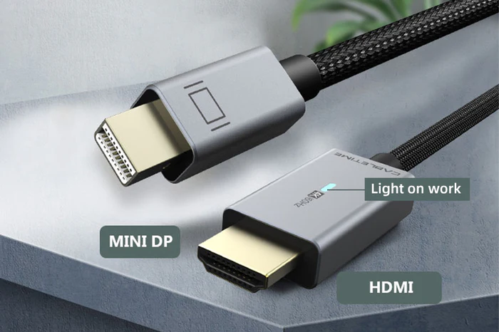 Cáp Mini DisplayPort sang HDMI 4K 60Hz dài 1.8M CD45K