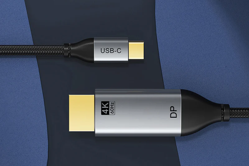 Cáp USB Type C to Displayport cao cấp, hỗ trợ AUDIO-VIDEO 4K/60HZ, mạ vàng, dài: 3m CC20N