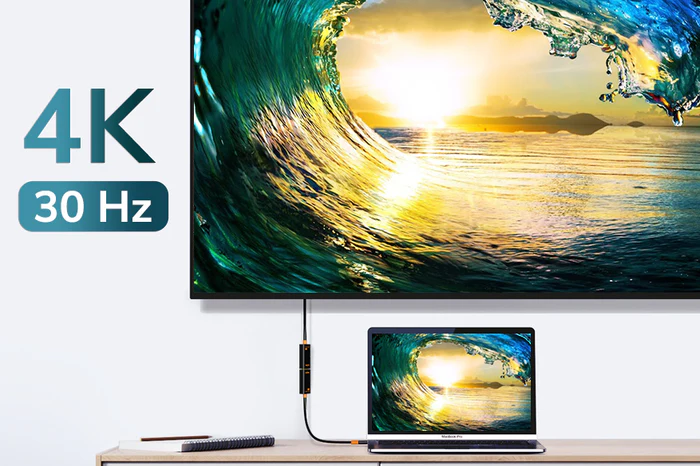 Bộ chuyển đổi DisplayPort sang HDMI 4K 30hz CP21B