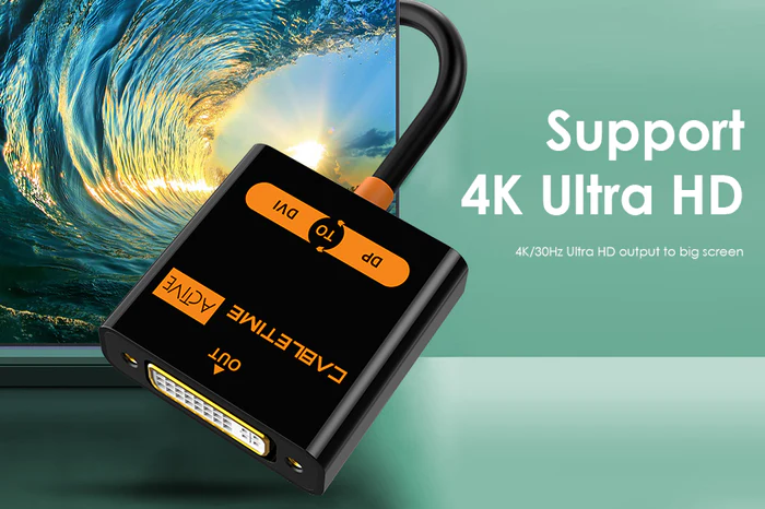 Bộ chuyển đổi DisplayPort sang DVI Active Adapter 4K 30Hz CP23B