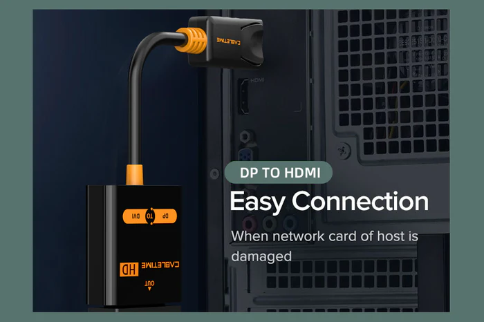 Bộ chuyển đổi DP sang DVI 1080P CP24B