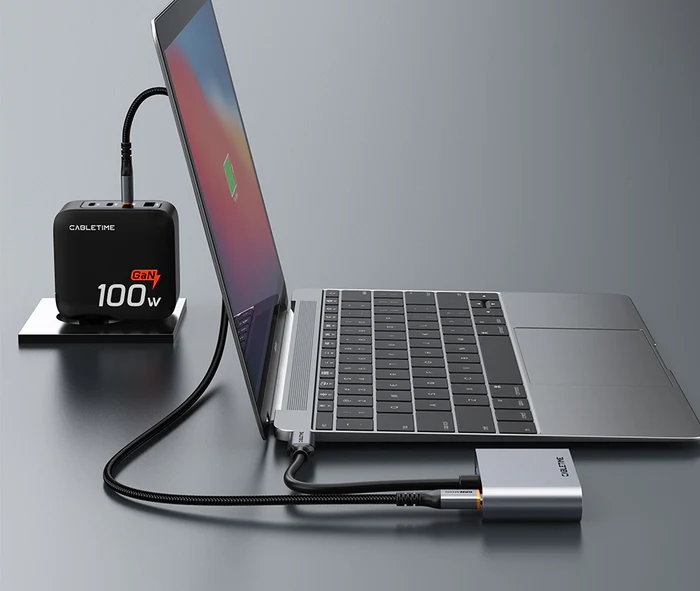 Bộ chuyển đổi USB Type C sang HDMI và VGA 4 TRONG 1 CB41G