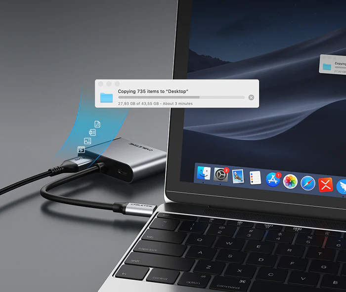 Bộ chuyển đổi USB Type C sang HDMI và VGA 4 TRONG 1 CB41G