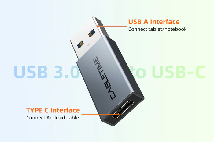 Bộ chuyển đổi USB 3.0 A đực sang USB-C cái OTG CP77G