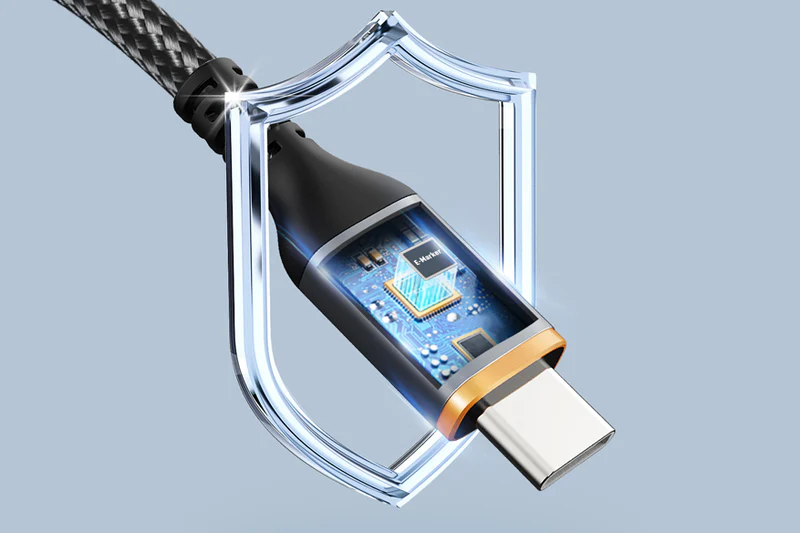 Cáp Alumium USB-C to USB-C PD100W USB2.0, Male to Male, dài: 1m, màu đen CU03H