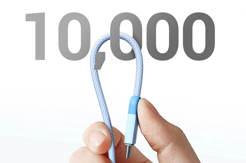 Đầu nối cáp USB C PD100W: USB C; Chiều dài: 0.5m, màu sắc: Dây bện đen CUP1E