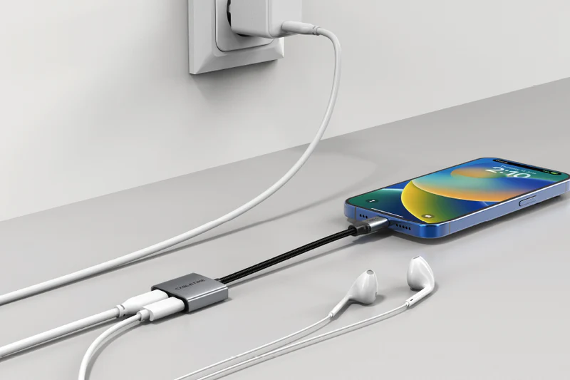 Bộ chuyển đổi USB C sang USB C Audio+USB C PD 60W CPA2G