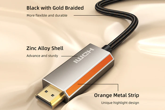 Cáp USB C sang HDMI 8K 60Hz hợp kim kẽm Dài 3M CC15N