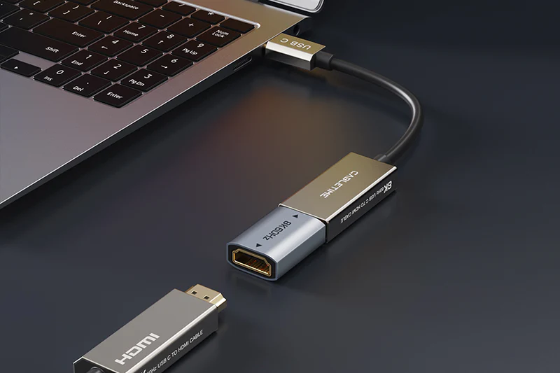 Bộ chuyển đổi 8K HDMI F/F, Mạ vàng, Nhôm 8K60HZ CP46U