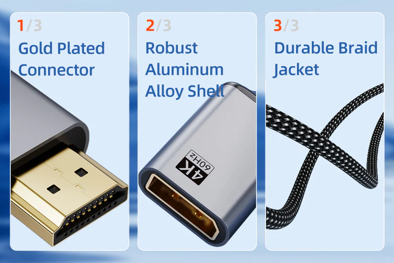 Bộ chuyển đổi HDMI sang DISPLAYPORT 4K 60Hz có nguồn USB CP51B