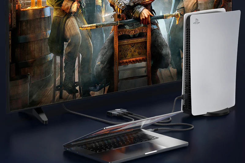 Bộ chuyển đổi HDMI 2.0 4K 60Hz 2 vào 1 ra hai chiều CP33G