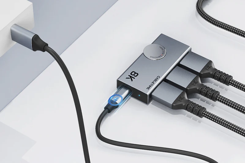 Bộ chuyển đổi HDMI 2.1 8K 4K 120Hz 2 trong 1 CP34G