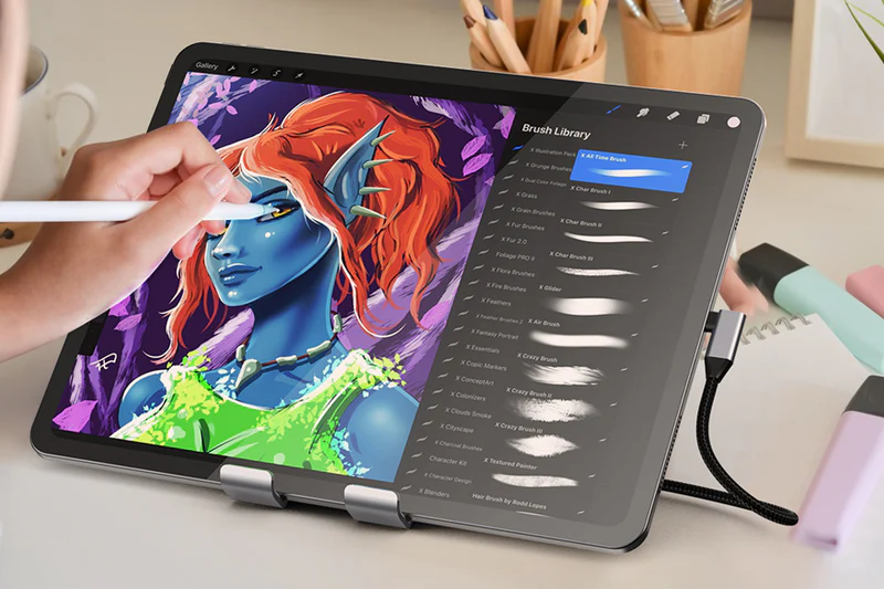Hub USB C 8 TRONG 1, giá đỡ iPad Pro CB02G