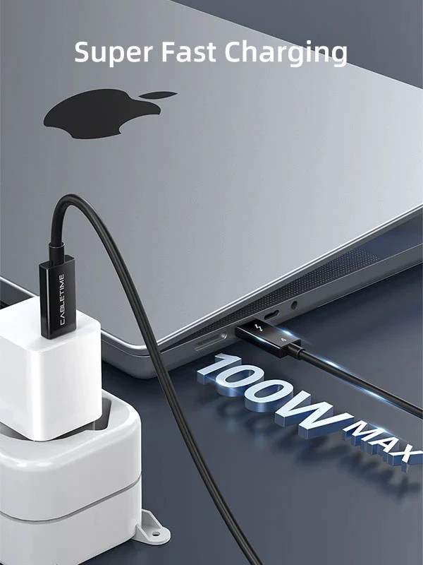 Dây cáp THUNDERBOLT 4 8K/40G/100W