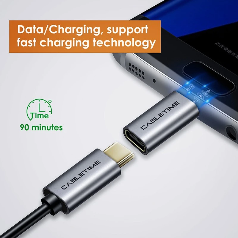 Bộ chuyển đổi USB-C sang USB-C, nhôm CP74G