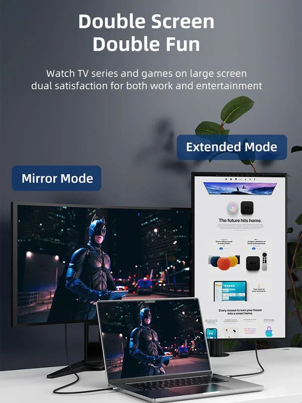 Cáp USB TYPE C sang HDMI 8K/60Hz