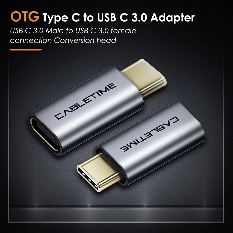 Bộ chuyển đổi USB-C sang USB-C, nhôm CP74G