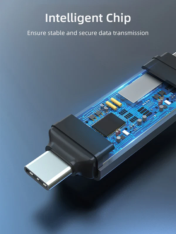 Đầu đọc thẻ USB 3.0 A + USB Type C, hỗ trợ đọc thẻ SD/TF, tốc độ 5Gbps