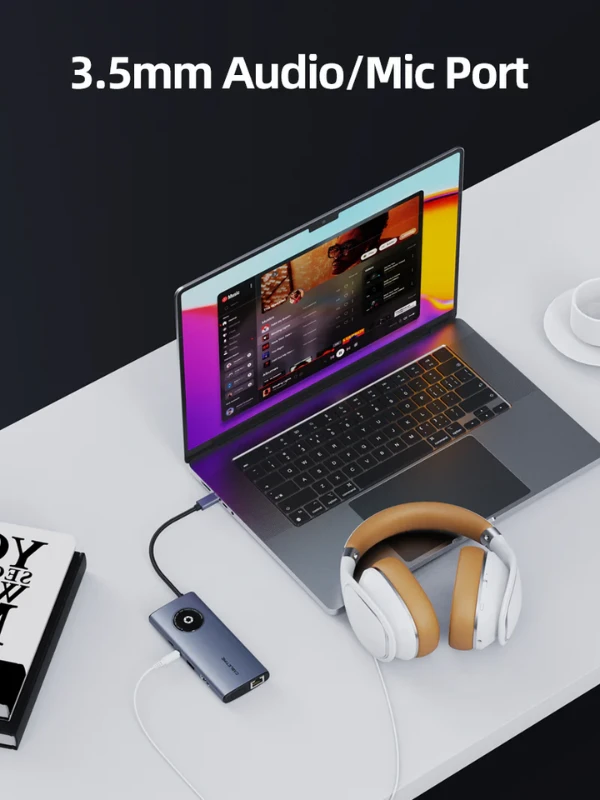 Hub USB C 10 trong 1 SST Dòng LENS