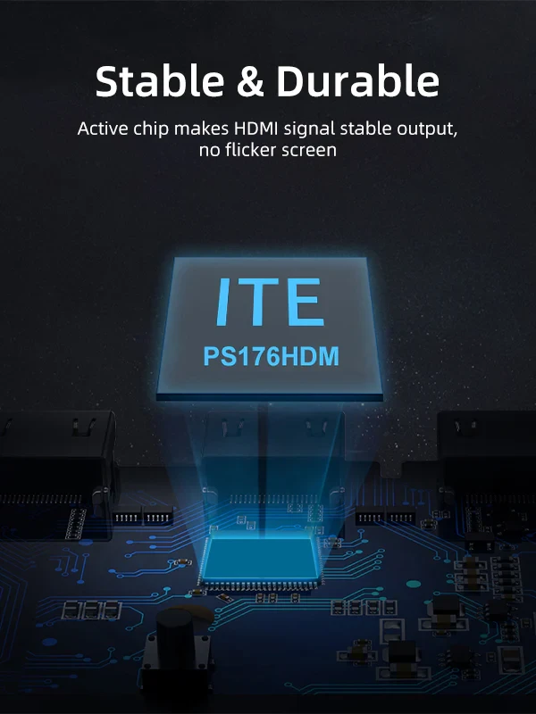Cáp chuyển đổi USB TYPE C sang HDMI, loại đồng trục TPE với vỏ nylon, 4K/60HZ