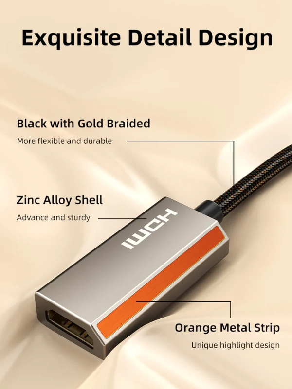 Adapter USB C sang HDMI Zinc 8K/60Hz