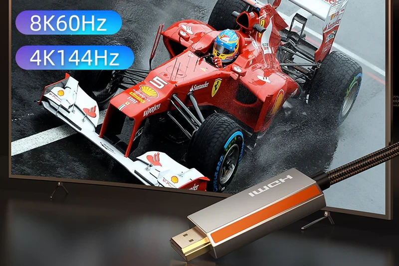 Cáp chuyển đổi một chiều 8K 60Hz Displayport 1.4 sang HDMI 2.1 4K 120Hz dài 2m CD36L